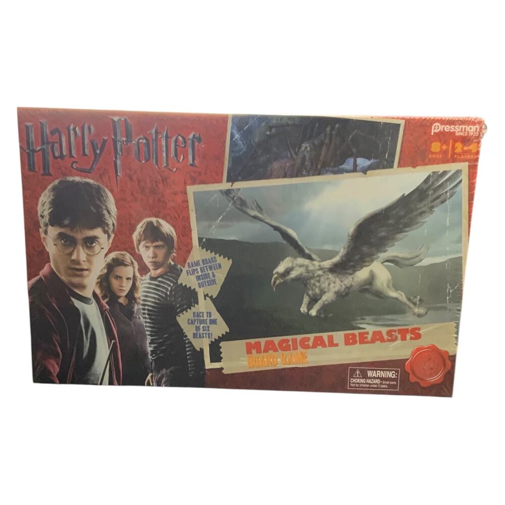 Harry Potter Magical Beasts Board Game Pressman 2016 Sealed Complete Hogwarts